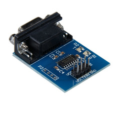 MAX3232 RS232 Port Seri untuk Modul Konverter TTL DB9 Konektor dengan Kabel