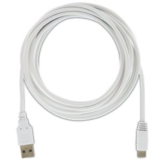 Mayi 3 Meter Panjang Kabel Kabel USB Kabel Pengisian USB untuk Wii U Kontroler Gamepad 3-Intl