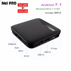 MECOOL M8S PRO Android 7.1 TV Box DDR4 3G/32G BT 4.1 Amlogic S912 Octa Core ARM Cortex-A53 64bit 4K Full HD 3D VS T95Z PLUS - intl