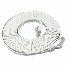 Mediatech Kabel Lan Flat 5m Cat 6 - Putih