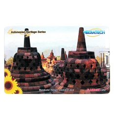 Mediatech Flashdisk Kartu Nama Indonesian Heritage 32GB-Borobudur