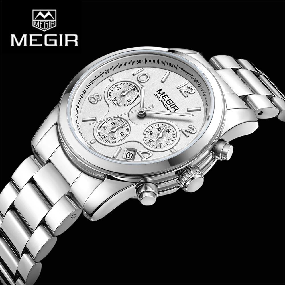 Megir Women's Watches Quartz WristWatch Luminous Pointer 3Bar Waterproof 2057 - intl
