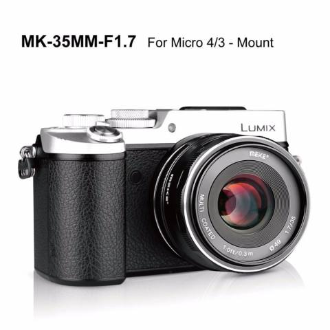 Meike 35 Mm F/1.7 Aperture Besar Fokus Manual APS-C Lensa untuk Fuj. ifilm X Mount Kamera Mirrorless X-Pro2 X-T1 X-T2 X-T10 X-T20 X-A2 X-E2 X-E2s X-E1 X30 X70 X-M1 X-A1 XPro1, dll-Intl 3