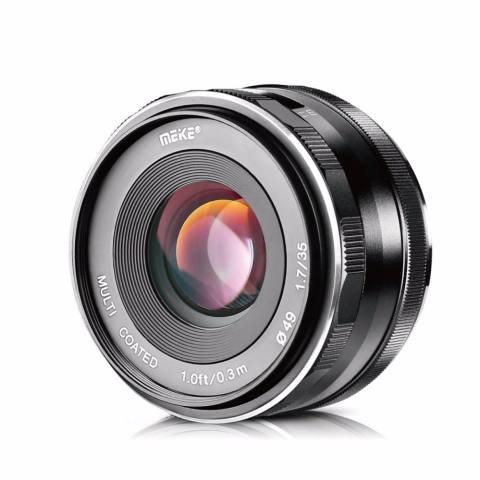 Meike 35 Mm F1.7 Manual Fokus Lensa Utama untuk Micro Empat Pertiga MFT M4/3 0 Lympus Digital Mirrorless Kamera- internasional 2