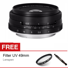 Meike Lens MK-28mm F/2.8 Manual Focus For Fujifilm X-Mount X-A1/A2 Free Aksessories Lensa