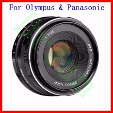 Meike MK-4/3-35-1.7 35mm f1.7 Large Aperture Manual Focus lens For 0lympus for Panas0nic APS-C M4/3 systems Mirrorless cameras