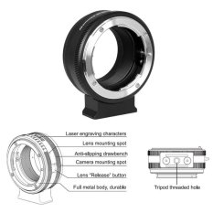 MEIKE MK-NF-E Manual Focus Lens Mount Adaptor Cincin Semua Logam untuk Nikon F Lensa untuk Sony Mirrorless E Kamera 3/3N/5N/5R/7/A7 A7R Full Frame