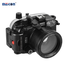 Meikon Kamera Tahan Air Menyelam Housing Pelindung Case Cover Underwater 40 M/130ft untuk Canon G7X Mark II-Intl