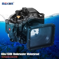 MEIKON Waterproof Camera Menyelam Housing Protective Case Cover Bawah Air 40 M/130ft untuk Panasonic Lumix LX100-Intl