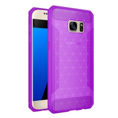 Meishengkai Case Cover For Samsung Galaxy S7 Edge Case, Slim and Cover Case Coated Non Slip Drop Scrub Unisex Protective Scrub + PC - intl