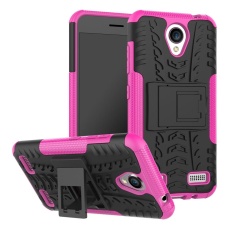 Meishengkai Case untuk Lenovo A520 Dilepas 2 Dalam 1 Hibrida Pelindung Desain Anti Guncangan Tough Kasar Ganda-Lapisan Case Sarung dengan Dibangun Di-Dalam Stand Penyangga-Internasional