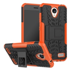 Meishengkai Case untuk Lenovo A520 Dilepas 2 Dalam 1 Hibrida Pelindung Desain Anti Guncangan Tough Kasar Ganda-Lapisan Case Sarung dengan Dibangun Di-Dalam Stand Penyangga-Internasional