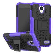 Meishengkai Case untuk Lenovo A520 Dilepas 2 Dalam 1 Hibrida Pelindung Desain Anti Guncangan Tough Kasar Ganda-Lapisan Case Sarung dengan Dibangun Di-Dalam Stand Penyangga-Internasional