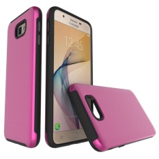 Meishengkai Case untuk Samsung Galaxy J5 Prime Standar Yang Dapat Berputar Hibrida Tahan Guncangan Pelindung Case Sulit Kuat Ganda Lapisan Disikat Dua Di -Salah Satu Yang Indah Casing Tokoh-Intl