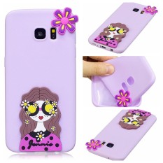 Meishengkai Case untuk Samsung Galaksi S7 Permen TPU Lucu Pola Tahan Lama Tahan Debu Case Warna-warni Warna-warni-Internasional
