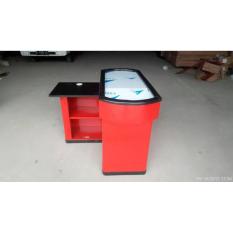 MEJA KASIR PANDA CHECKOUT COUNTER CHASHIER PANJANG 110CM POWDER COATING PLATE 0.8MM
