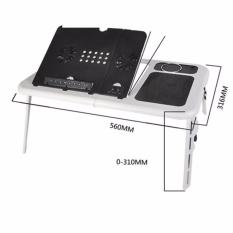 MEJA LAPTOP LIPAT PORTABLE DENGAN KIPAS PENDINGIN BEST SELLER