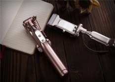 Meking Bluetooth Selfie Stick Monopod dengan Lampu LED LED 360 Derajat untuk IPhone Samsung Android Sistem Telepon-Intl