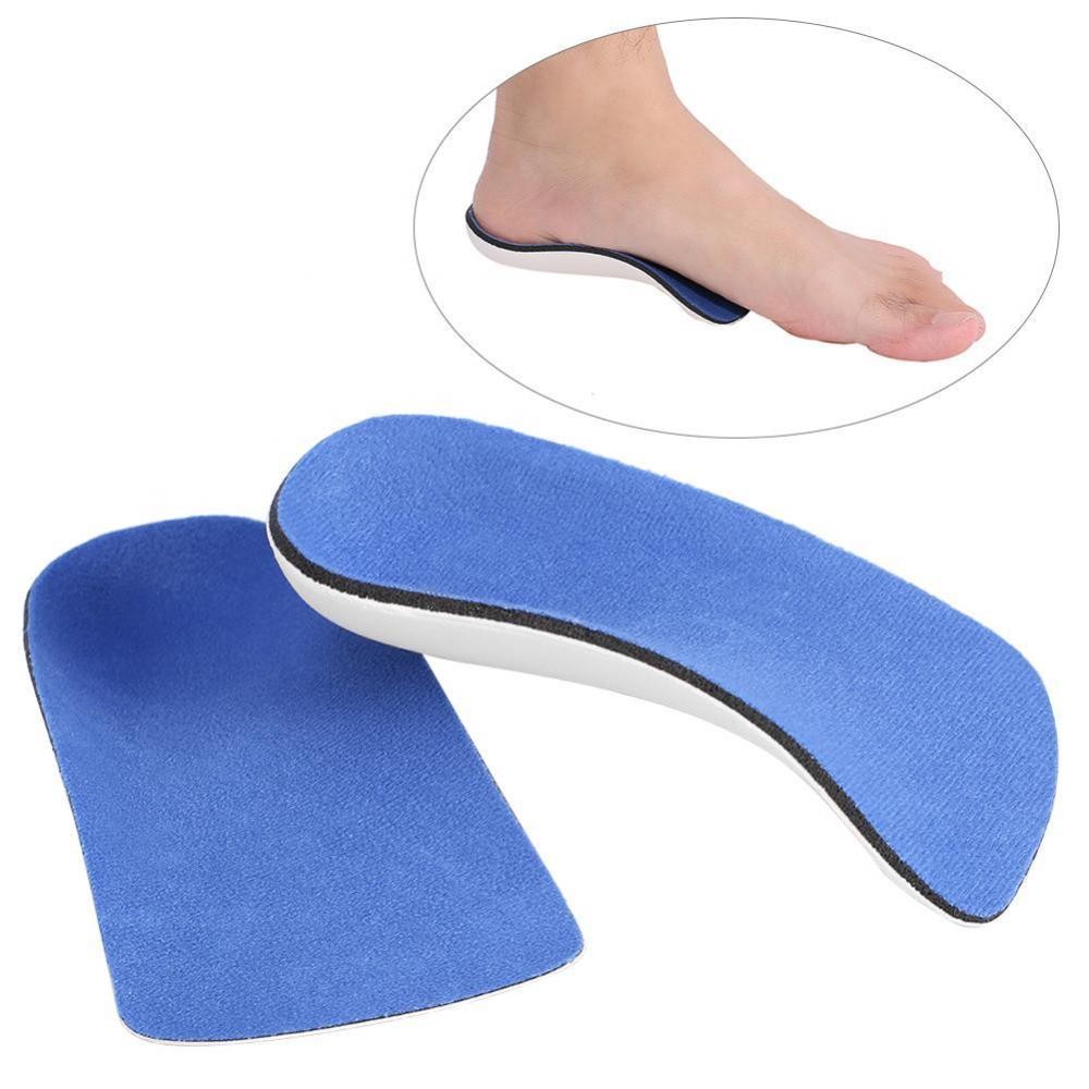 Pria Wanita Sehat Setengah EVA Penopang Lengkungan Ortopedi Sol Kaki Correction Shoe Sisipan Bantalan L-Internasional