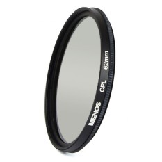 MENGS® 62mm CPL Lens Filter dan Circular Polarizing FilterProtector dengan Bingkai Aluminium untuk Kamera Digital dan SLR/ DSLR/DC/Camcorder-Intl