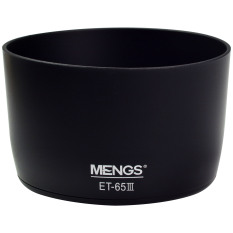 MENGS® ET-65 III Lens Hood For EF 85mm F/1.8USM, EF 100mm F/2 USM, EF 100-300mm F/4.5-5.6 USM, EF 75-300mm F/4-5.6, EF 70-210mm F/3.5-4.5 USM, EF 135mm F/2.8 SF