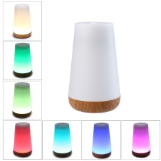 Mengyanni Portable Smart Touch Kontrol Lampu Malam dengan Bluetooth Speaker, Colorful LED Lampu Meja Lampu Samping Tempat Tidur Membaca Lampu Putih Hangat-Internasional