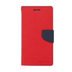 Mercury Fancy Diary Case Oppo N1 Mini Casing Cover Flip - Merah Biru