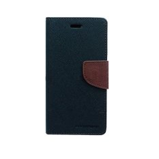 Mercury Fancy Diary Case untuk Oppo N1 Mini Casing Cover Flip - Hitam Coklat