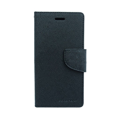 Mercury Goospery Fancy Diary for Oppo Find 5 Mini Case - Black/Black