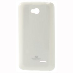 Mercury Jelly TPU Soft Case LG L70 Dual Casing Cover - Putih