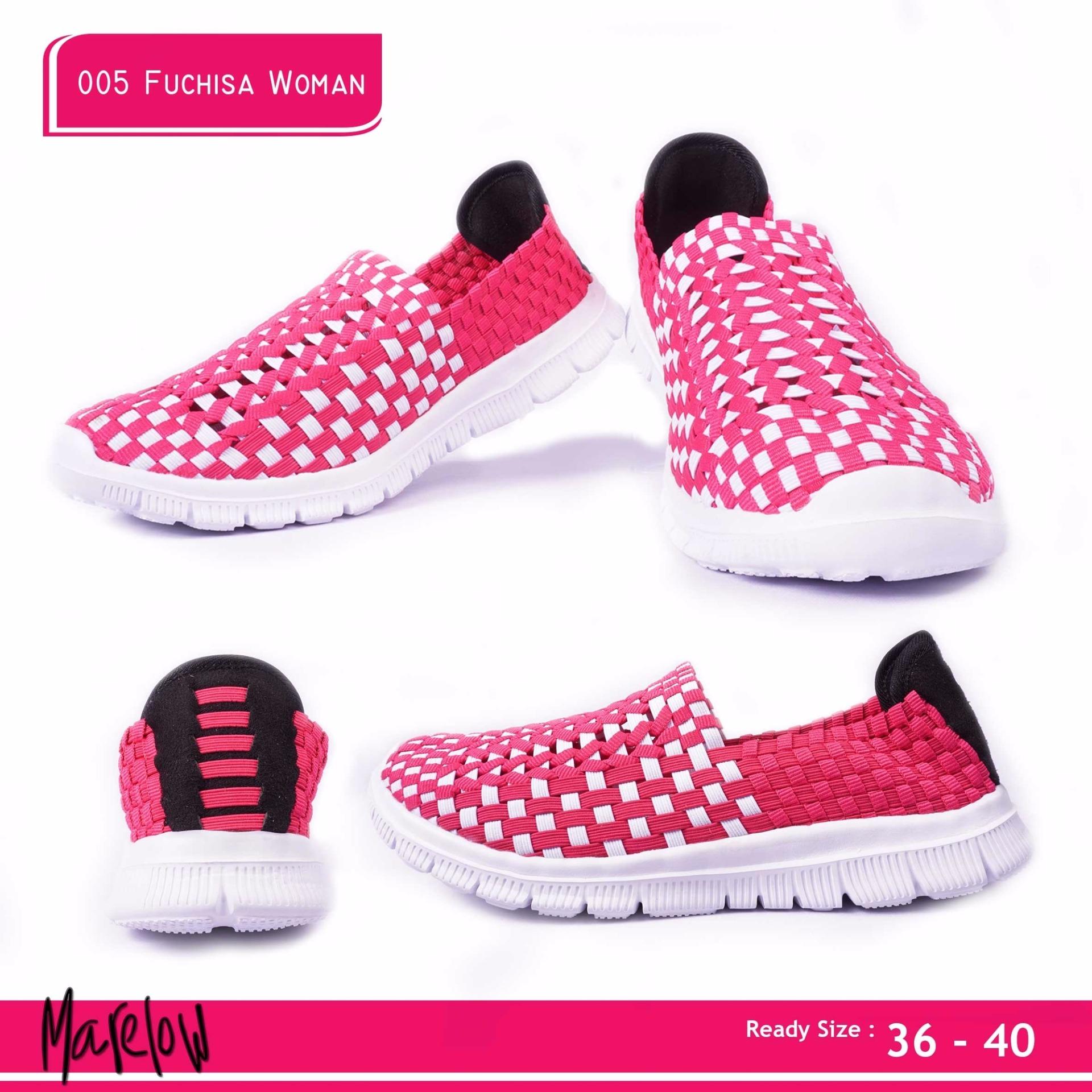 harga Sepatu Wanita Import November 2018 – Situs Marketplace MERLIN Sepatu Casual Slip Import 005 FUCHSIA