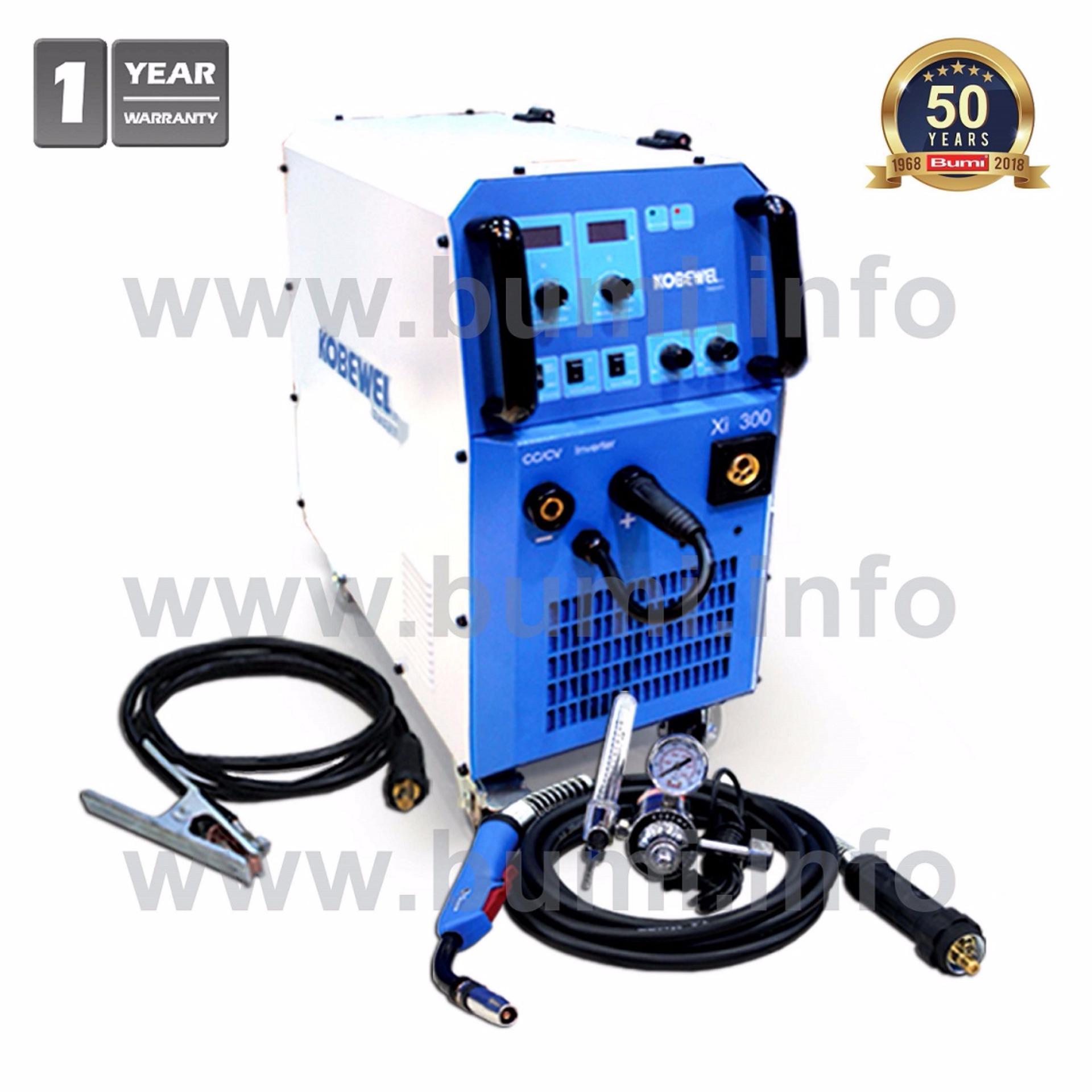 Mesin Las Inverter MIG MAG 300A - Kobewel Xi 300 - Free Helm Las