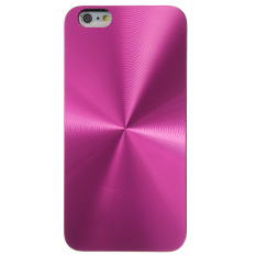 Pola Logam Berat CD Case Belakang Tipis untuk IPhone 6 Plus 5.5 (Naik Merah)-Internasional