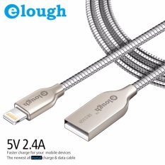 Logam Ekstra Tahan Lama IPhone Charger, 2 Pack 3FT Lightning Ke USB Kabel, Sync dan Kabel Pengisian untuk IPHONE 7/7 Plus/6/6 Plus/6 S/6 S Plus/5/5 S/5C/SE, IPad, IPod (Perak)-Intl