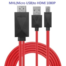 MHL Mikro USB Ke HDMI 1080 P Adaptor HDTV Kabel untuk Ponsel Pintar-Intl