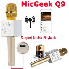 Mic Q9 Microphone SMULE KARAOKE Mikropon Speaker Karaoke Di HP
