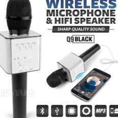 MIC Q9 WIRELESS BLUETOOTH SMULE KARAOKE SPEAKER TERBARU Q9 smule mic