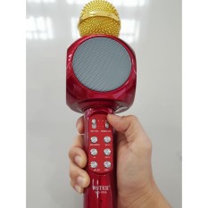 MICWSc 1816 WIRELESS BLUETOOTH SMULE KARAOKE SPEAKER TERBARU WS 1618 smule mic