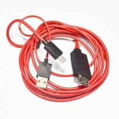 Micro USB MHL untuk HDMI AV TV Kabel Converter Adaptor Kawat Timah untuk Ponsel-Intl