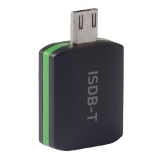 Micro USB Mobile Watch ISDB-T TV Tuner Stick Receiver untuk Ponsel Android/Pad-Hitam + Hijau-Internasional