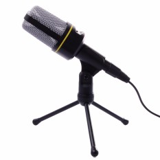 Microphone 3.5mm Mic Condenser Sound Recording Tripod Stand