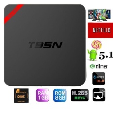 Milu T95N Mini MX + TV BOX S905X Quad-Core 1g + 8g Android 5.1 KODI16.0 4 K Streaming WIFI Internet HD Fully Loaded Smart Set Top Box-Intl