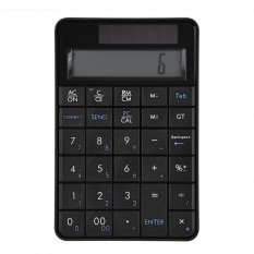Mini 2.4G USB Wireless 2 Di 1 29 Kunci Tombol Angka Keyboard & Kalkulator dengan Layar LCD-Intl