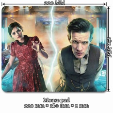 Mini Decroation Mouse Pad Mat untuk Doctor Who PERJALANAN KE Pusat TARDIS (Ukuran: 22 Cm Oleh 18 Cm)-Intl