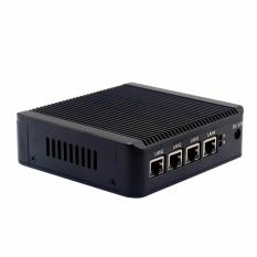 Mini Desktop PC dengan 4 LAN, Intel Celeron J1900 Prosesor Onboard Quad Core 2.0 GHz, Digunakan Sebagai Router Dilengkapi dengan WIFI (4GB-RAM 32GB-SSD WIFI)-Intl