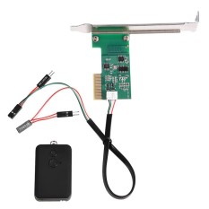 Mini Desktop PC Remote Control 20m Wireless Restart Switch Turn On OFF Computer (PCI) - intl