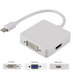 Mini DP untuk HDMI DVI VGA Adaptor. DEERWAY Mini DisplayPort (DisplayPort) Ke HDMI DVI VGA Converter untuk MacBook. IMAC (LG51) Permukaan ProDell Permukaan Pro (Garansi 1 Tahun)-Intl