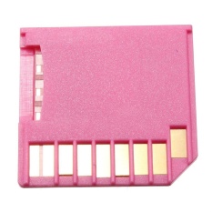 Mini Drive SD Ke Micro Sd SDHC Tf Pembaca Adaptor Kartu untuk Macbook Retina Udara Pro Berwarna Merah Muda-Internasional