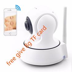 Mini kamera IP nirkabel Wifi HD 720P Smart malam IR-cut Vision P2P Monitor bayi Onvif pengawasan jaringan kamera keamanan CCTV - International
