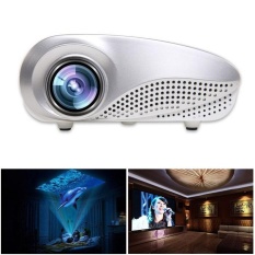 Mini Home Multimedia Cinema LED HD Proyektor Penopang AV TV VGA USB HDMI SD